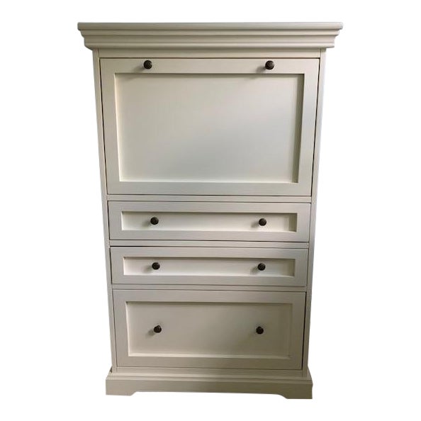 Ballard Designs Modern Secretary Desk Chairish