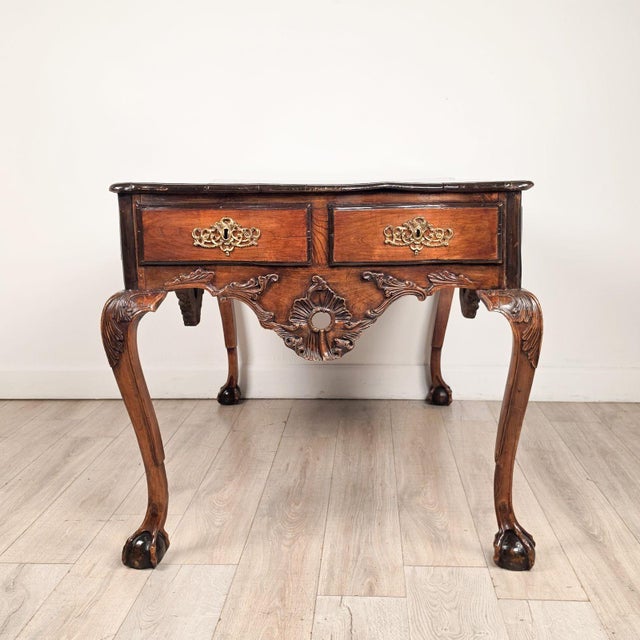 Baroque Portuguese Desk - Center Table Circa 19th Century For Sale In San Francisco - Image 6 of 13