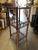 Late 20th Century Three-Tier Faux Bamboo & Smoke Glass Etagere Shelf For Sale - Image 5 of 6