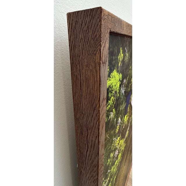 Contemporary 21st-Century, Untitled, Aerial Color Photograph of Dock Framed, Artist Tom Schifanella For Sale - Image 3 of 11