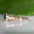 Zambian Emerald Ring With Earth-Mined Diamond Accents in Solid 14k Gold, 6mm, Size 6.75 For Sale - Image 9 of 9