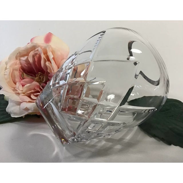 Modern 1990’s Cut Glass Small Urn Vase For Sale - Image 3 of 13