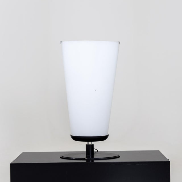 Transparent 1970s Large Oversized Lucos Modernist Table Lamp For Sale - Image 8 of 8