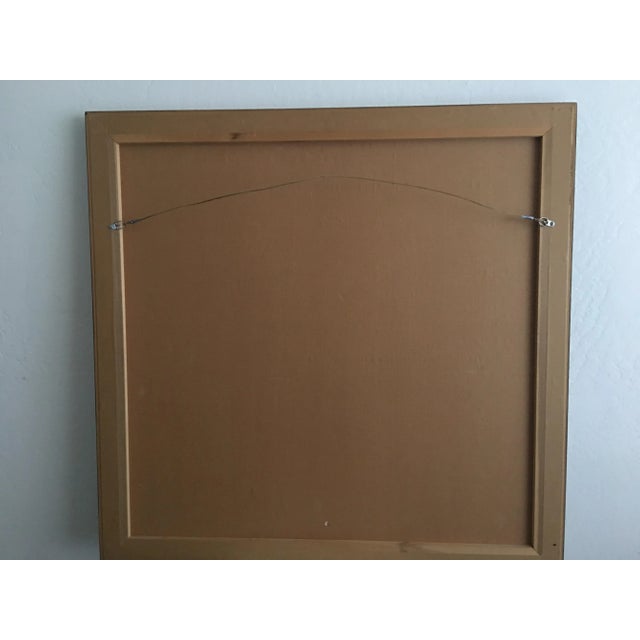 Contemporary "Man Getting Out of the Box" Contemporary Abstract Figurative Mixed-Media Painting, Framed For Sale - Image 3 of 4