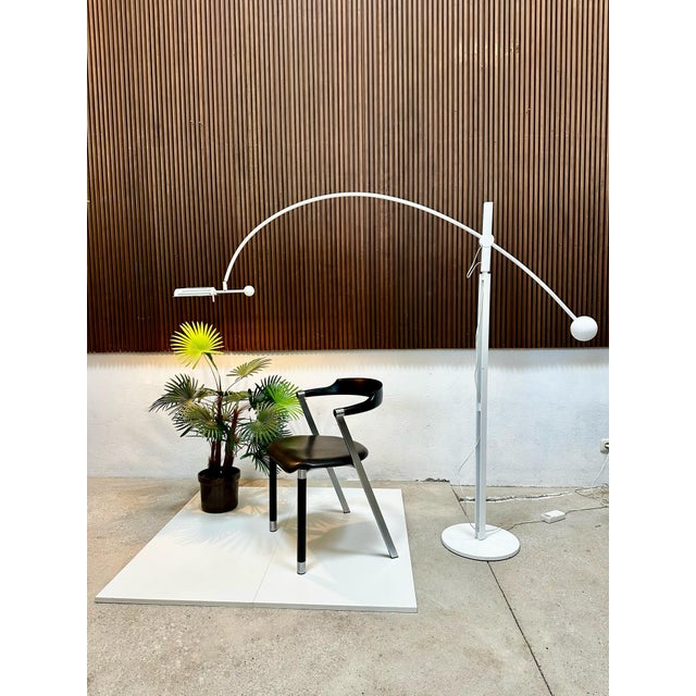 Model 8023 Arc Lamp by Robert Haussmann for Swiss Lamps International, Switzerland, 1980s For Sale - Image 18 of 18