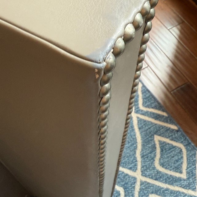 Animal Skin Vanguard Furniture Leather Pub/Bar Table Base For Sale - Image 7 of 9