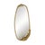 Lotus Brass Wall Mirror by Maeve For Sale - Image 10 of 10