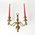Pair of Hollywood Regency Brass Rope & Tassel Wall Sconces | Double Taper Wall Candle Holders For Sale - Image 13 of 15