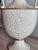 1970s Lenox the Autumn Collection Large Embossed Double Handled Ivory Urn With 24 Karat Gold Accents For Sale - Image 5 of 8