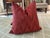 Glorious flamestich from designer Oscar de la Renta- tone on tone cranberry red velvet. This exquisite velvet was a find...