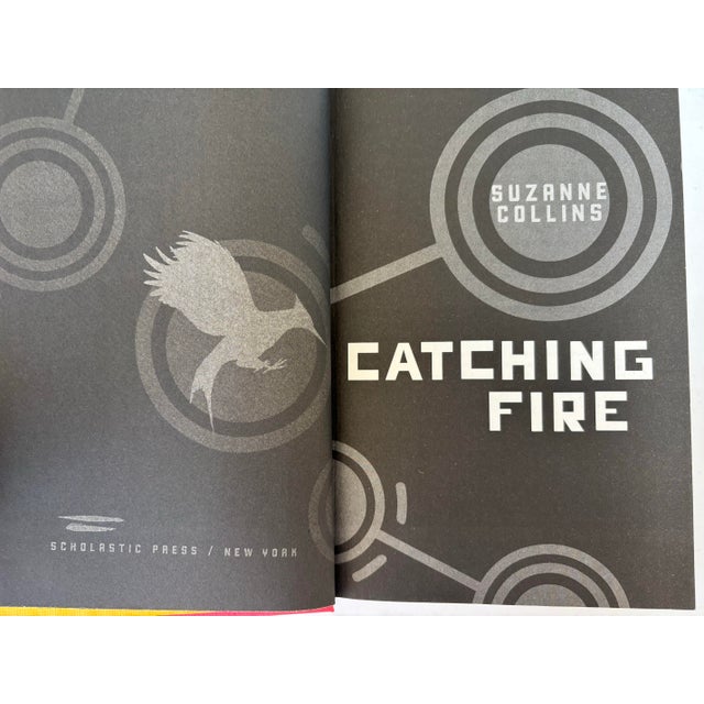 Paper Catching Fire (Hunger Games, Book Two) by Suzanne Collins (2009, Hardcover) For Sale - Image 7 of 11