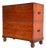 Antique 19th Century Anglo-Indian Two-Part Campaign Chest of Drawers W/ Brass Hardware For Sale