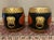 Japanese Antique Japanese Painted Wooden Rice Barrels Garden Stools—A Pair For Sale - Image 3 of 12