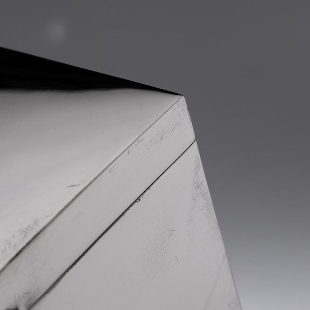 20th Century Art Deco Silver Cigar Boxes from Asprey & Co, 1936, Set of 2 For Sale - Image 12 of 15