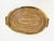 Brass Large 1960s Oval Gabriella Crespie Style Reeded Brass Tray For Sale - Image 8 of 8