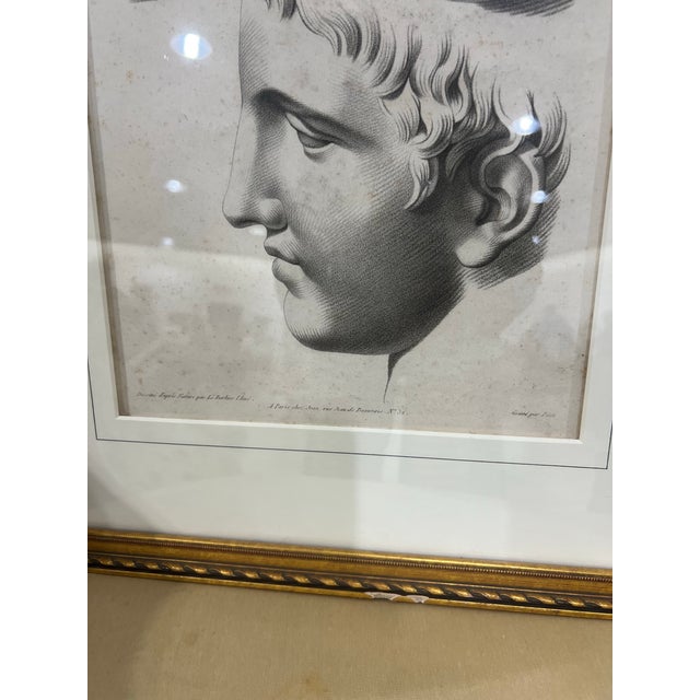 Antique French Engraving With Gilt Wood Frame. For Sale - Image 4 of 4