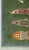 Koi Fish Olive Green Hand Knotted Runner Rug 2.6x6Ft. For Sale - Image 4 of 18