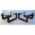 Percival Lafer 1970s Percival Lafer Brazilian Modernist Smoked Glass Side Tables - A Pair For Sale - Image 4 of 6