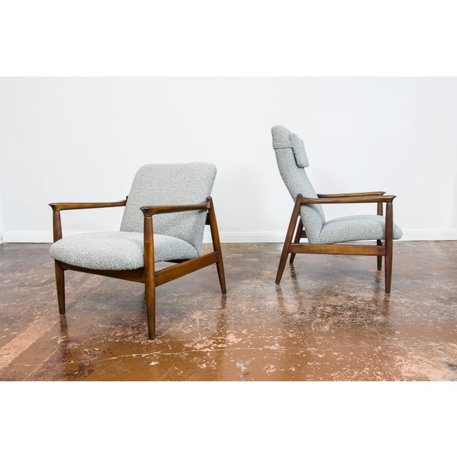 Mid-Century Armchairs GFM 64 and High Back 64 by Edmund Homa, 1960s, Set of 2 For Sale - Image 4 of 18