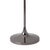 Lollipop Floor Lamp - Black Nickel, White Linen Double Shade, on/Off Pull Chain For Sale - Image 9 of 16