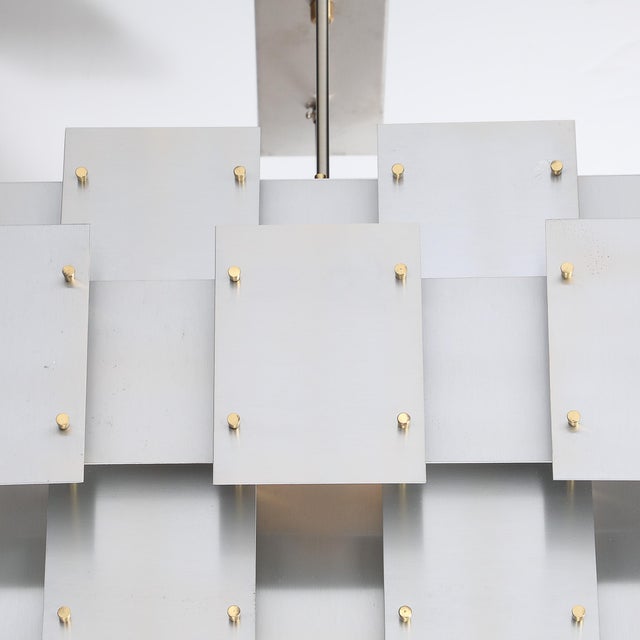 Mid-Century Modernist Robert Sonneman "Cityscape" Chandelier For Sale - Image 11 of 13