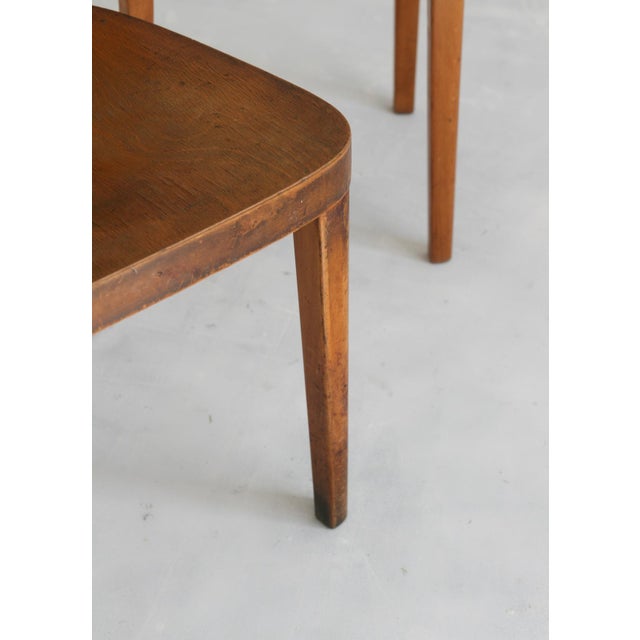 Wood Antique Bentwood Dining Chairs from Thonet, 1930, Set of 2 For Sale - Image 7 of 16
