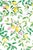 American Limoncello Floral & Lemon Grasscloth Wallpaper by House Party | White Blossom | 6 Yards For Sale - Image 3 of 7