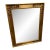 Tuscan Rectangular Vintage Mirror With Aged Patina For Sale