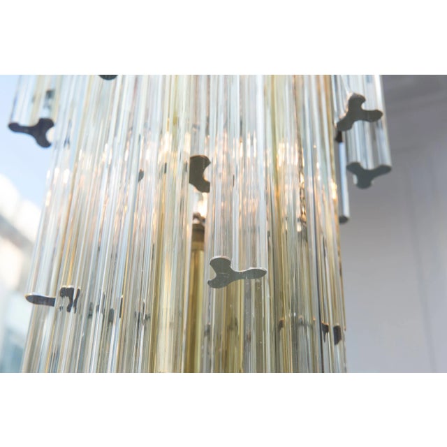 Mid-Century Modern Trilobo Chandelier from Venini, 1970s For Sale - Image 3 of 7