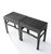 Chinese Pair of 19th Century Black Lacquered Side Tables For Sale - Image 3 of 4