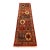 2ft 4 in × 8ft 11 in Momeni Zida Bakhtiari Garden Runner Rug For Sale