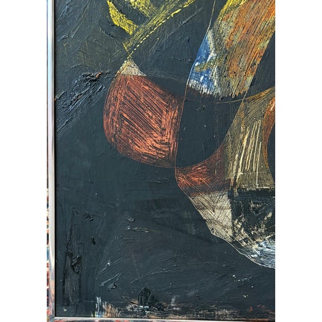 Mid 20th Century Mid Century Abstract - Swirls, Signed For Sale - Image 5 of 8