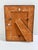 1970s Southwestern Tooled Leather Picture Frame With Croc Embossed Accents For Sale - Image 9 of 10