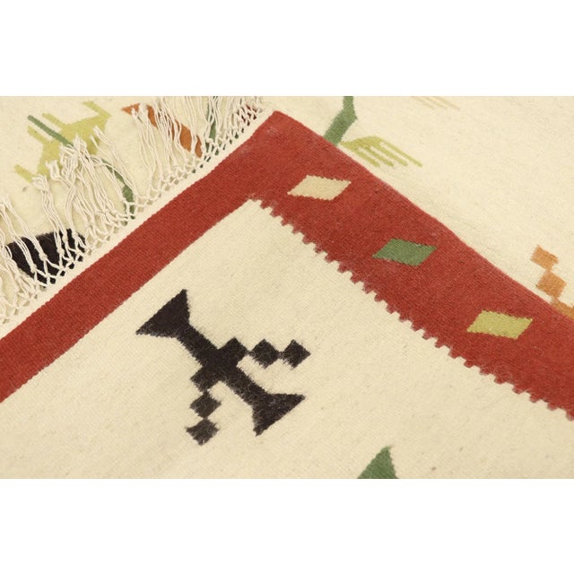 Late 20th Century Vintage Romanian Kilim Rug - 08'09 X 12'00 For Sale - Image 5 of 9