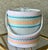 Circa 1970 Whimsical Woven Ice Bucket in Pastels With Lucite Lid & Swivel Handle For Sale - Image 4 of 12