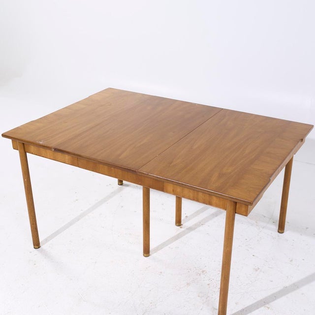 Widdicomb Mid Century Bleached Mahogany Expanding Console Dining Table With 4 Leaves For Sale In Chicago - Image 6 of 10