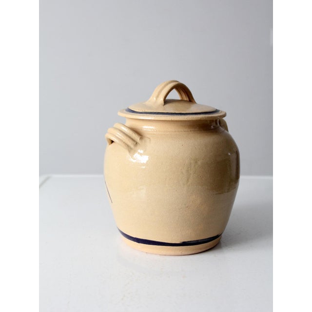 1990s Vintage Dodge Station Pottery Cookie Jar For Sale - Image 5 of 11