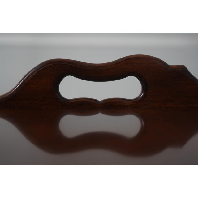 Stickley Colonial Williamsburg Chippendale Mahogany Bedside Nightstand For Sale - Image 13 of 17