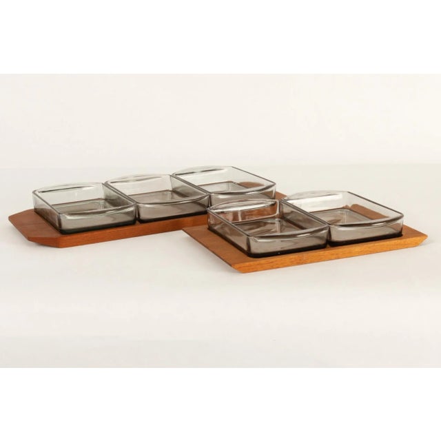 Wood Danish Teak Serving Trays from Wiggers, 1960s, Set of 4 For Sale - Image 7 of 15