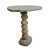 Hand crafted vintage stacked river rock outdoor bistro table. Beautiful organic modern style piece with natural tones and...