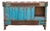 Antique Turquoise Blue Damachiya Cabinet For Sale