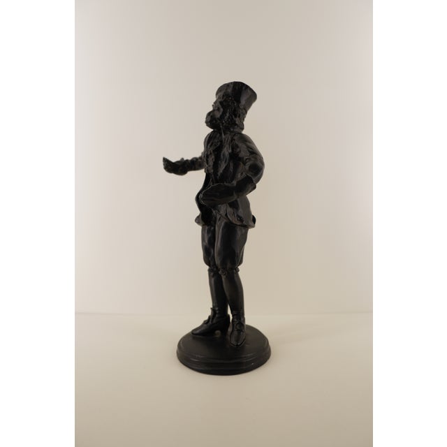Vintage Cast Iron Colonial Gentleman Figurine For Sale - Image 14 of 17