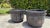 Ceramic Vintage Mexican Blackwashed Terracotta Planters – Pair For Sale - Image 7 of 11