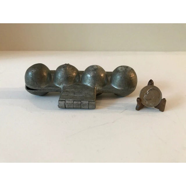 Antique Hinged Pewter Ice Cream Mold #340 Cherry Cherries Fruit 4.25" This 4 cherry shaped mold is in Very Good condition....