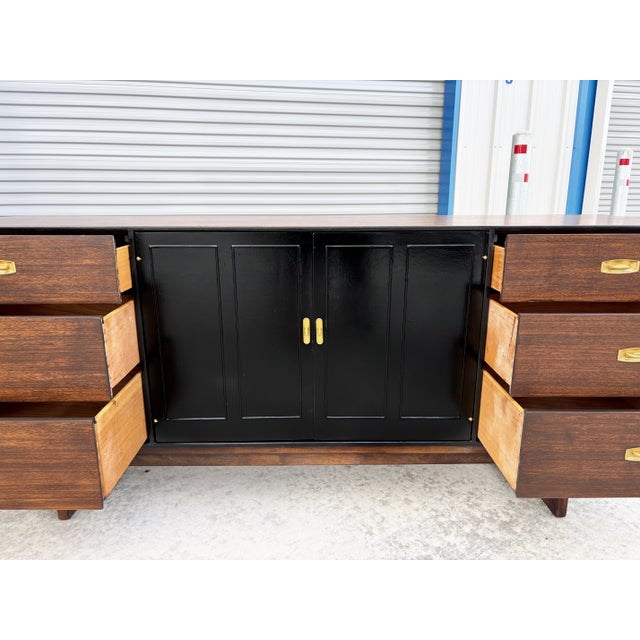 1960s Mid Century Walnut Dresser by Drexel For Sale - Image 11 of 16