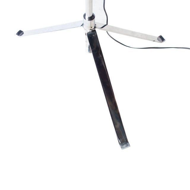 Mid-Century Brass Floor Spotlight, United Kingdom, 1970s For Sale - Image 6 of 8