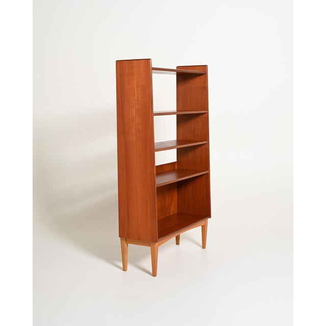 Vintage Teak Bookcase from Bränntorps, 1950s For Sale - Image 4 of 8
