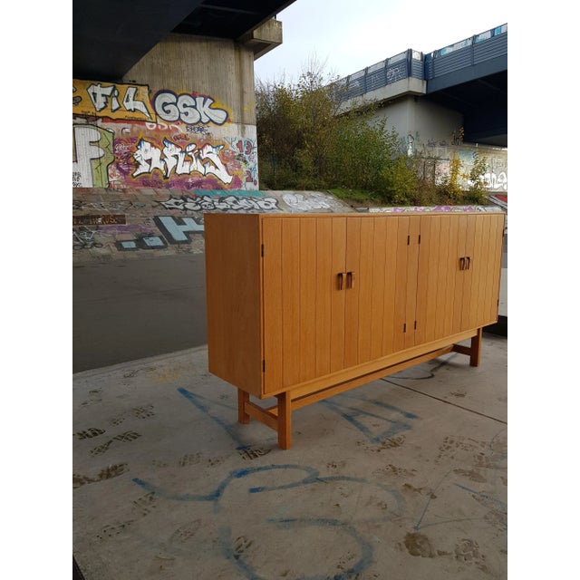 Danish Oak Highboard by Kurt Ostervig for KP Mobler, 1960s For Sale - Image 3 of 10