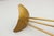 Goldenrod Bauhaus Floor Candleholder in Brass by Alfred Schäfter, Germany, 1930 For Sale - Image 8 of 10