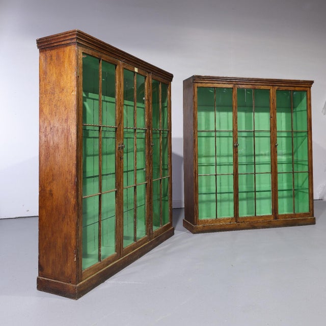 Cabinet labeled “BV”: 73.5"W x 16"D x 77.75"H Interior: 70"W x 12.5"D Second Cabinet: 70.5"W x 16"D x 77.75"H Interior:...